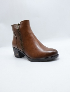 Botki damskie ocieplane na obcasie (36-41) YCC-79 CAMEL
