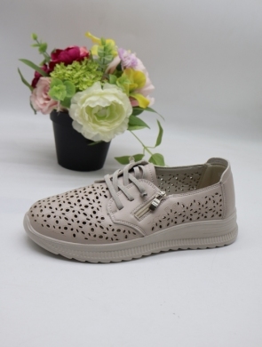 Półbuty damskie na płaskim (39-43) DBK01-3 GREY
