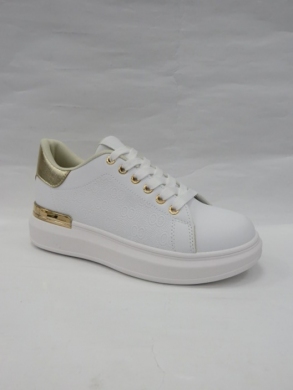 Buty sportowe damskie na płaskim (36-41) 0065-4 GOLD
