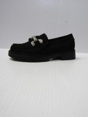 Mokasyny damskie na płaskim (36-41) QQ-144 BLACK