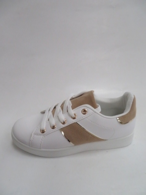 Buty sportowe damskie na płaskim (36-41) QS34 BEIGE