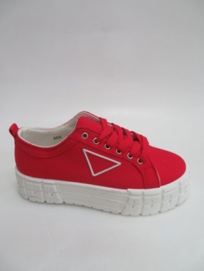 Tenisówki Damskie na koturnie (36-41) 466 RED