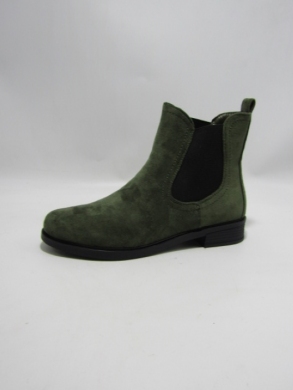 Botki damskie ocieplane na płaskim (36-41) MR-9 GREEN