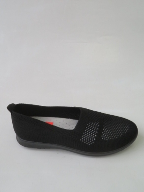Tenisówki damskie na płaskim (36-41) YC-7 BLACK