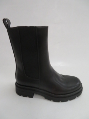 Botki damskie jesienne na płaskim (36-41) YK014 BLACK