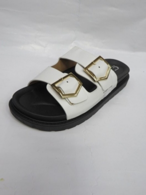 Klapki damskie na płaskim (36-41) 5111 WHITE