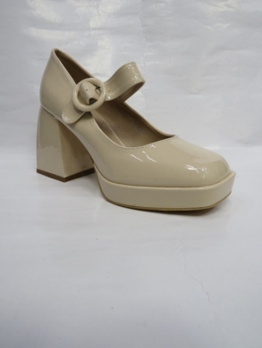 Półbuty damskie na obcasie (36-41) X193 BEIGE