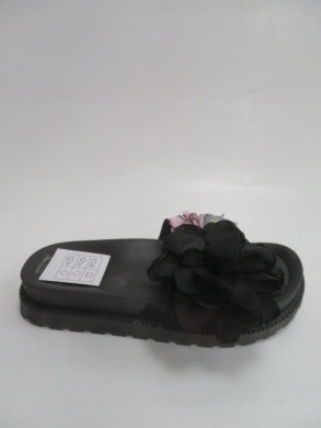 Klapki damskie na płaskim (36-41) 18-7 BLACK