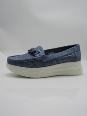 Mokasyny damskie na koturnie (36-41) 0665 BLUE