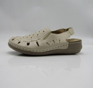 Sandały damskie na płaskim (36-41) J29-03 BEIGE