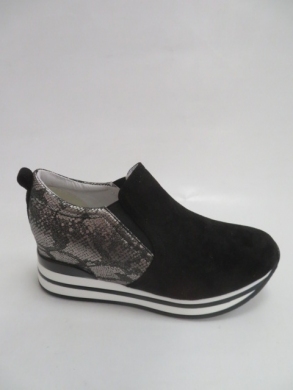 Botki damskie jesienne na koturnie (36-41) 8161-SP BLACK