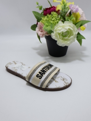 Klapki damskie na płaskim (36-41) SF-126 BEIGE