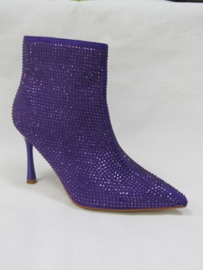 Botki damskie na szpilce (36-41) JH268 PURPLE