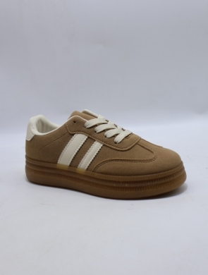 Buty sportowe damskie na płaskim (36-41) K1758 KHAKI