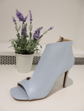 Sandały damskie na szpilce (36-41) 99-01 SKY BLUE