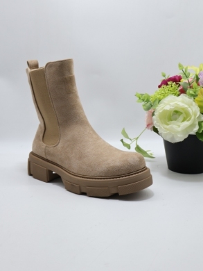 Botki damskie na płaskim (36-41) A776V KHAKI