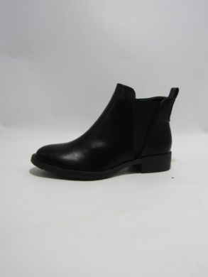 Botki damskie na płaskim (36-41) D7-13 BLACK