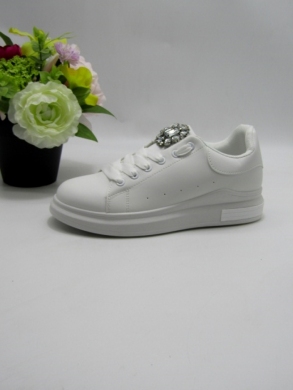 Buty sportowe damskie na płaskim (36-41) Y-126 WHITE