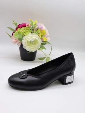 Czółenki damskie na obcasie (36-41) YC-179 BLACK