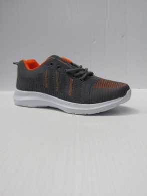 Buty sportowe damskie na płaskim (37-42) JX2115 BLACK/ORANGE