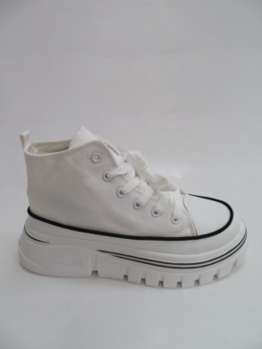 Trampki damskie na koturnie (36-41) 2862 WHITE