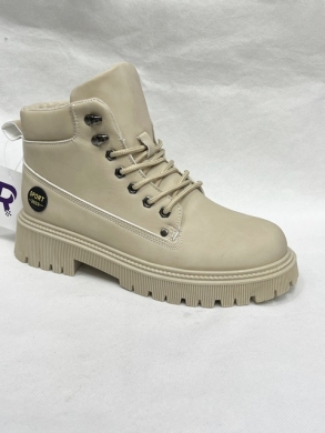 Botki damskie na płaskim (36-41) OH-21 BEIGE