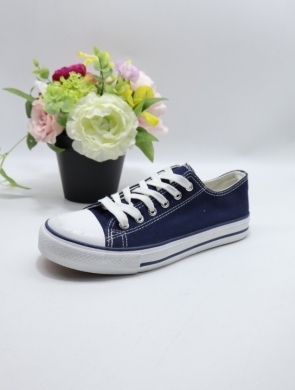 Trampki damskie na płaskim (36-41) 3916-5 NAVY