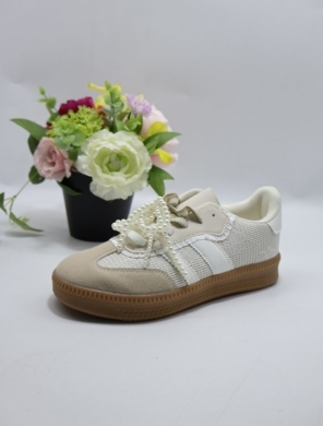 Buty sportowe damskie na płaskim (36-41) 8818 WHITE
