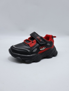 Buty sportowe chłopięce (25-30) F822 BLACK/RED