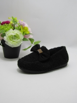Półbuty damskie ocieplane na płaskim (36-41) GA8073-1 BLACK