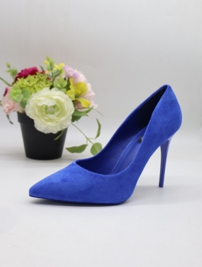 Czółenki damskie na szpilce (36-41) 4503-8 BLUE