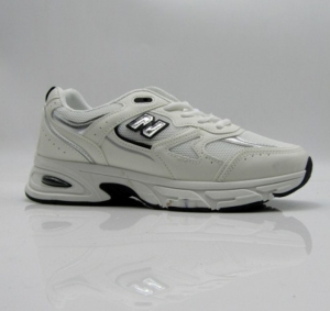 Buty sportowe damskie na płaskim (36-41) GG681 WHITE