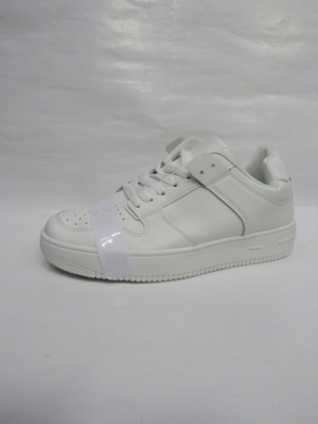 Buty sportowe damskie na płaskim (36-41) 2403-8 WHITE