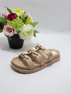 Klapki damskie na płaskim (36-41) 00-220 BEIGE