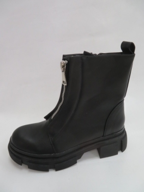 Botki damskie jesienne na płaskim (36-41) QT05 BLACK