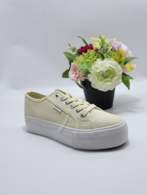 Trampki damskie na płaskim (36-41) 7SP727-LS BEIGE