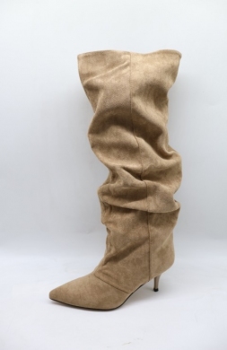 Kozaki damskie na szpilce (36-41) 52226 KHAKI