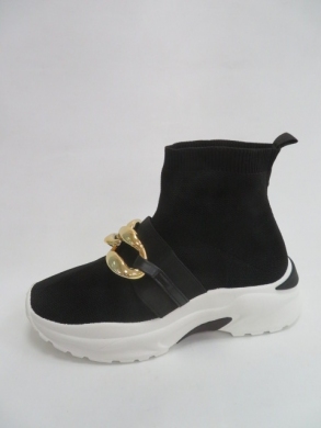 Botki damskie jesienne na płaskim (36-41) 8832 BLACK