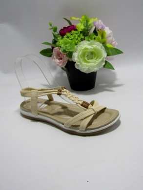 Sandały damskie na płaskim (36-41) FY6835 BEIGE