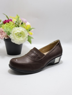 Półbuty damskie na koturnie (36-41) N826-2 BROWN