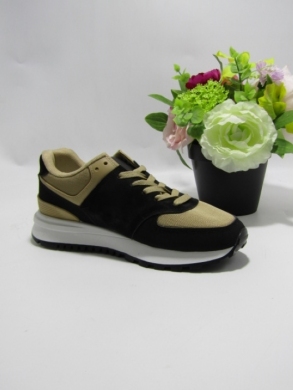 Buty sportowe damskie na płaskim (36-41) LY085 BLACK