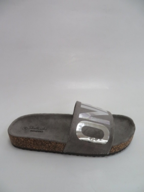 Klapki damskie na płaskim (36-41) 0511 GREY