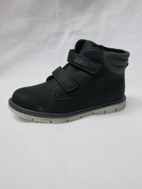 Botki chłopięce ocieplane (32-37) F836 BLACK