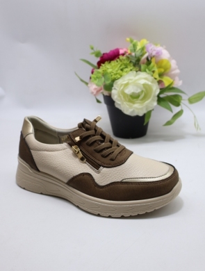 Buty sportowe damskie na płaskim (36-41) BK-616 BROWN