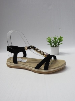 Sandały damskie na płaskim (36-41) FY7006 BLACK