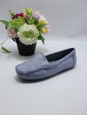 Mokasyny damskie na płaskim (36-41) RQ025 BLUE