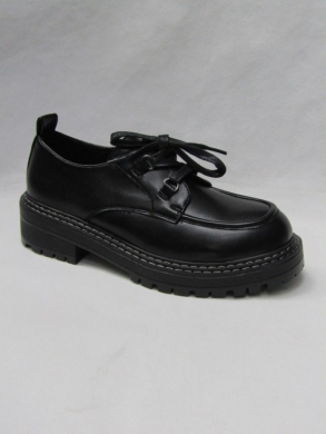 Półbuty damskie na płaskim (36-41) C82818 BLACK