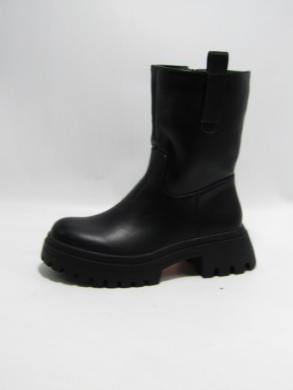Botki damskie na płaskim (36-41) T265 BLACK