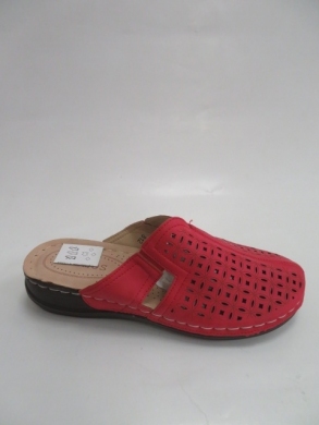 Klapki damskie na płaskim (37-42) 812 RED