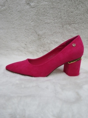 Czółenki damskie na obcasie (36-41) NS316 PEACH